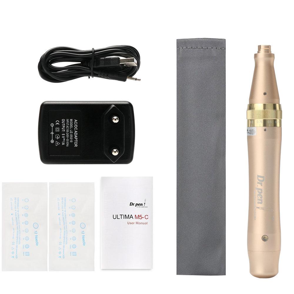Dr.Pen Ultima M5C Проводная ручка для микроигл против морщин, удаления шрамов, прыщей, дермы, микроигла MTS, устройство для ухода за кожей, косметическое устройство