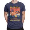 Unisex Florida Is Calling And I Must Go TShirt Vintage Beach Summer Vintage O Neck Male Tshirt Tops 100 Cotton Tee T Shirts