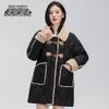 Женский повседневный пуховик XueZhongFei с лацканами, с панельной строчкой X30147042F