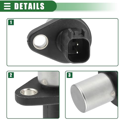 Датчик положения распредвала двигателя Motoforti Датчик положения распредвала для Jaguar XKR 2000-2009 ABS Металл №XW436C315BB Черный Серебристый