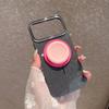 Folding Bracket Glitter Hard Phone Case for iPhone 11 12 13 14 15 16 17 Pro Max Wireless Charging Magnetic Kickstand Bling Cover