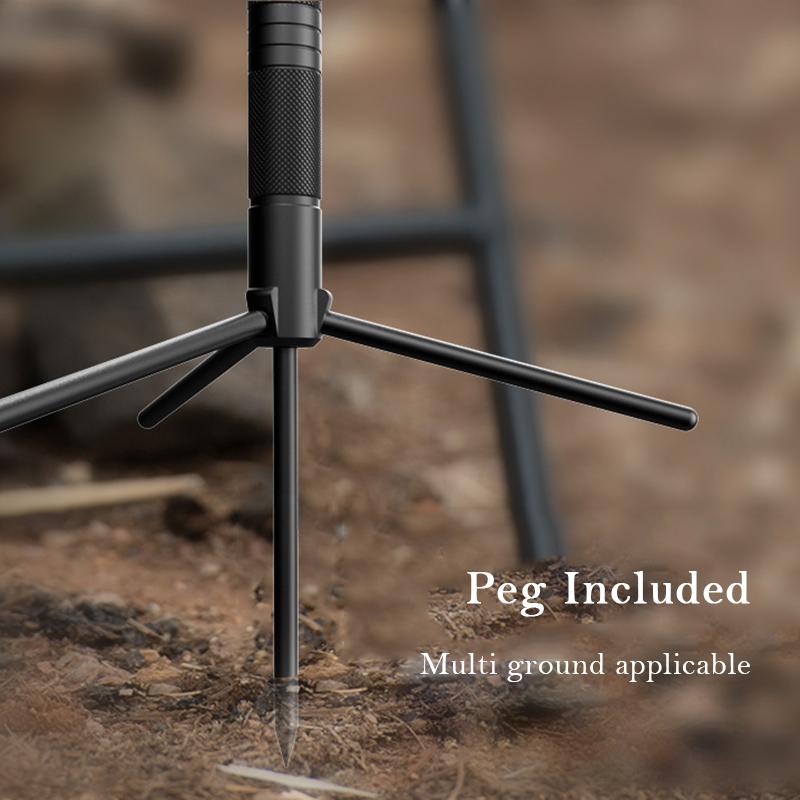 Алюминиевая стойка для фонаря, шест для кемпинговой лампы, складной держатель для поддержки света, кронштейн для лампы, штатив для камеры/телефона для
