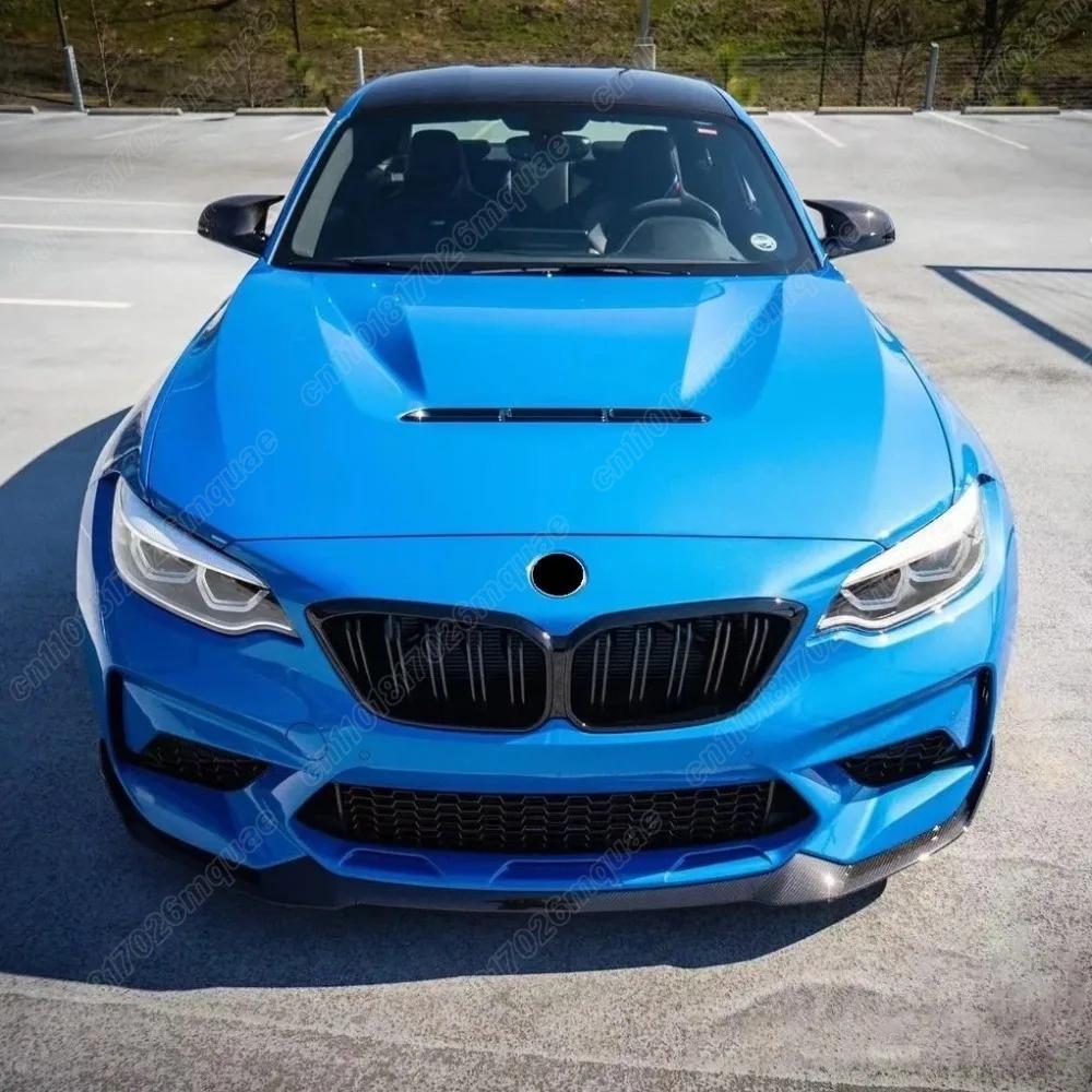 For BMW F87 M2 2016 2017 2018 2019 2020 2021 3PCS Car Front Bumper Spoiler Lip Splitter Guard Protector Exterior Accessories