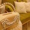 Luxury Tissue Box Desktop Handkerchief Boxes Living Room Art Square Napkin Case Household Toilet Paper Storage Accessories