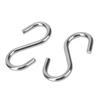 6Pcs Stainless Steel Heavy Duty S Hooks Silver Utility Hooks Stainless Steel Hooks Hanging Plants