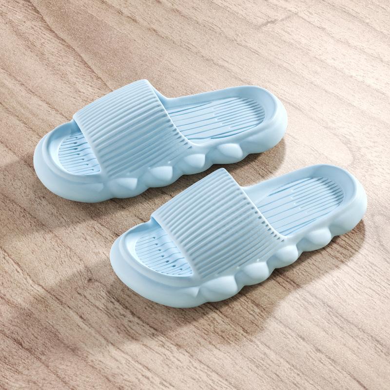 Женские домашние тапочки Eva, летние однотонные повседневные мягкие нескользящие мужские и женские тапочки, сандалии на плоской подошве, размеры 36-45