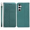 For Samsung Galaxy S24 FE Wallet Phone Case Strong Magnetic Checkered Pattern Imprint Leather Flip Cover