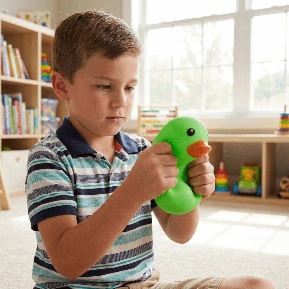 Large Size Squishy Duck Toy Colorful Duck Stress Relief Toy Duck Pinch Le Office Workers