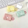 Lightweight Earphone Bag with Buckle Mini Earphone Pouch Cute Coin Purse for AirPods