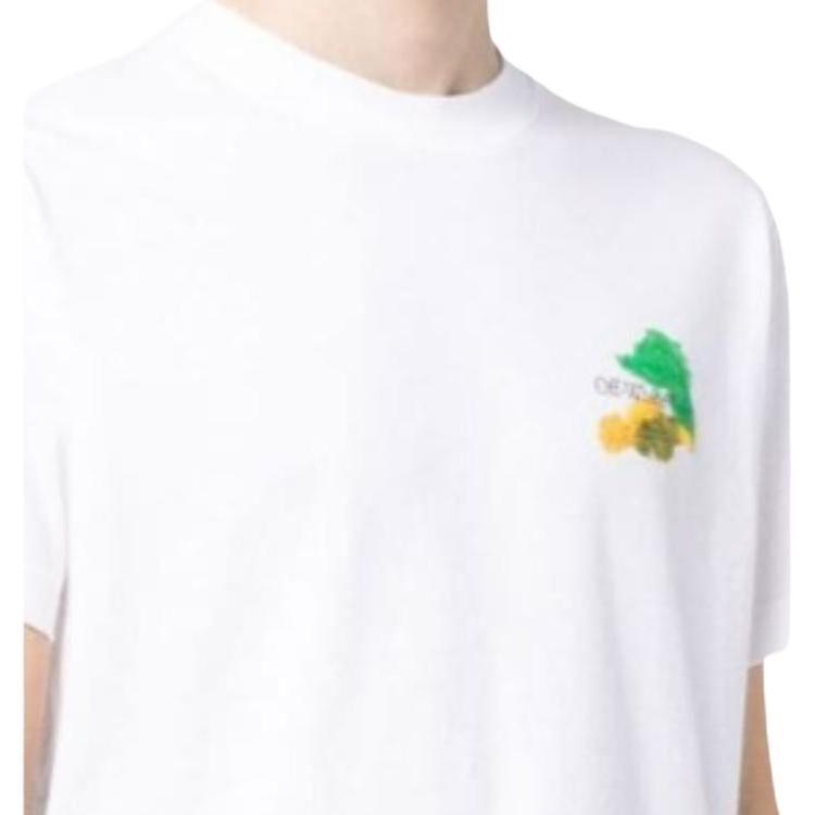 OFF WHITE Футболка мужская Белая SS23 OMAA027S23JER0040184
