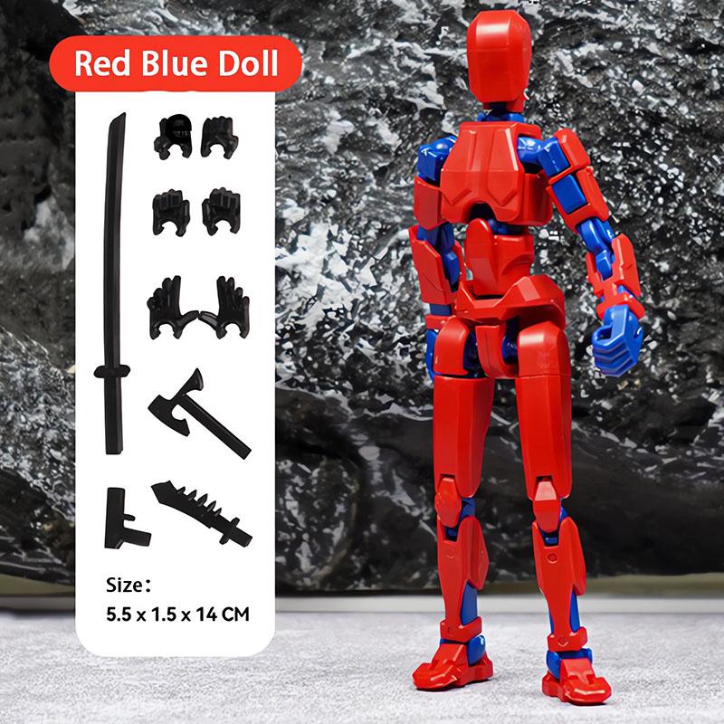 Творческий 3D Манекен Робот Декомпрессионная Игрушка Манекен Действие Человек Многосуставные Мобильные Печатные Игрушки