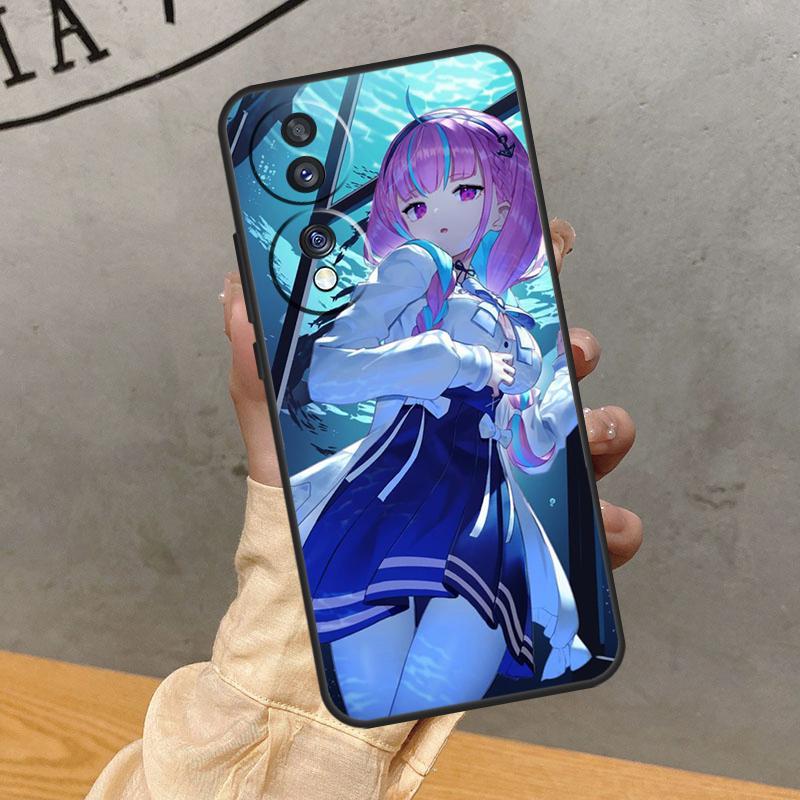 Чехол Minato Aqua Hololive для Honor Magic 8 Pro 5 6 7 Lite 90 70 50 400 200 X8c X8b X9a X9b X9c X9d Win RT