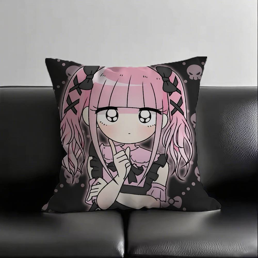 1 шт. Наволочка Менхера Чан Модная квадратная наволочка Спальня Диван Комната Инс Украшение Досуг