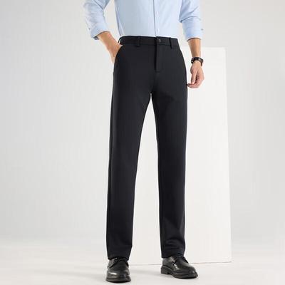 Мужские брюки прямого кроя в стиле business casual от FengXun