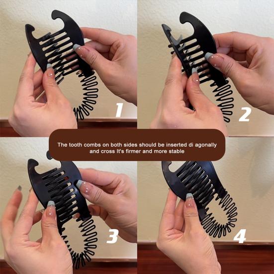 Женская заколка для волос банан для укладки, не выцветающая, краб для волос, большой размер, для густых волос, зажим для волос на затылок, аксессуары для волос