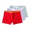 3pcs High Waist Underwear Women's Boxer Briefs Plus Size Panties Soft and Comfortable Pants