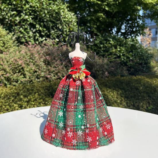 Рождественское дерево для хранения украшений Манекен Подставка для украшений Держатель для ожерелий Органайзер для серег и колец Дисплей