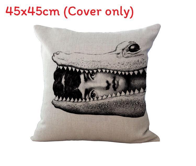 Linen Vintage Piero Fornasetti Face Throw Pillow Case With Elegant Design And Durable Material