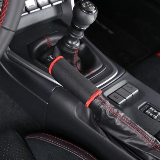 Cloth Wrap Handbrake Trim Cover Sleeve For Subaru BRZ 2012-22