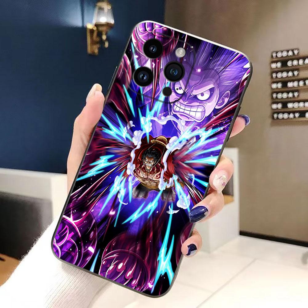 Чехол для телефона One Piece Monkey D Luffy Nina для iphone Apple 17 AIR 16E 16 15 14 13 12 11 Pro XR Max 8 7 Plus TPU Чехол Funda
