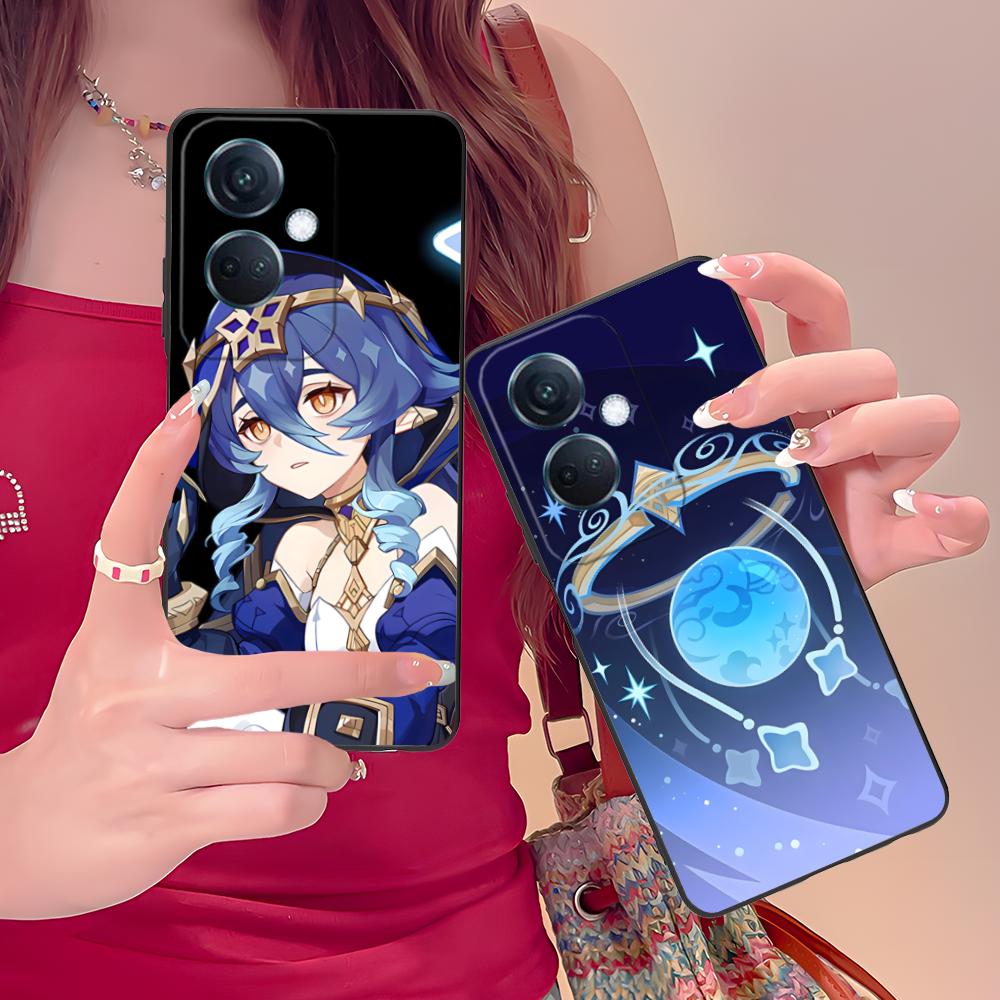 Game GI Layla Mobile Phone Case for OPPO Find X9 X8 X7 X6 X5 X3 X2 Plus s Pro Ultra Lite Colorful Printing Cover Cover Pretty