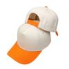 Color matching five-piece cotton baseball cap embroidered blank light board truck driver hat casual men's and women's printed hat