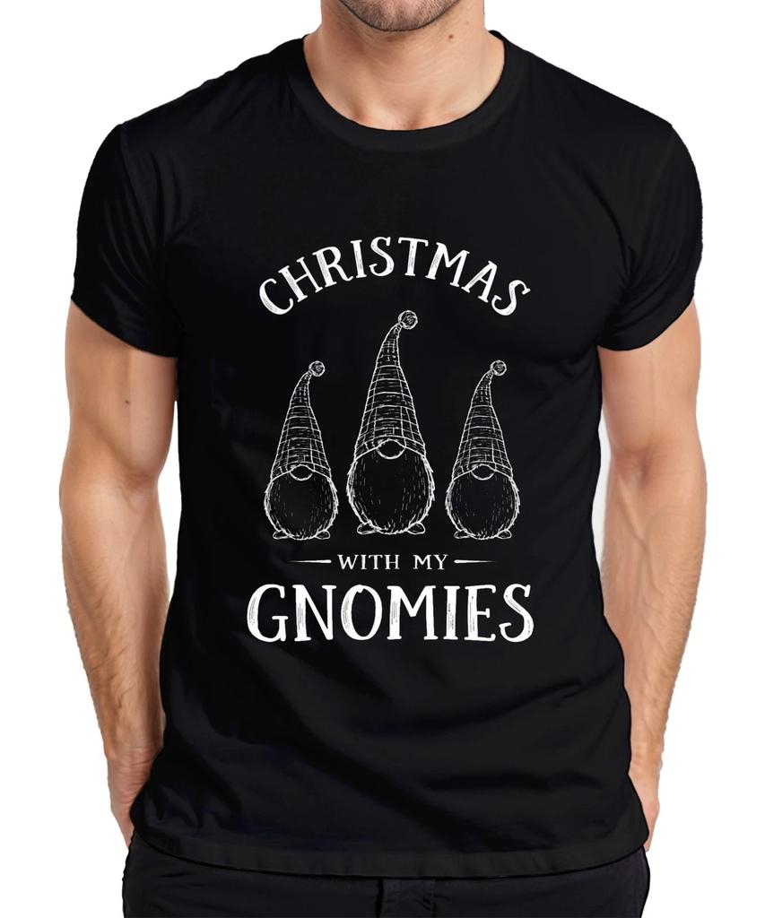 Christmas With My Gnomies Xmas Xmas Gnome Gnome Men's T-Shirt-