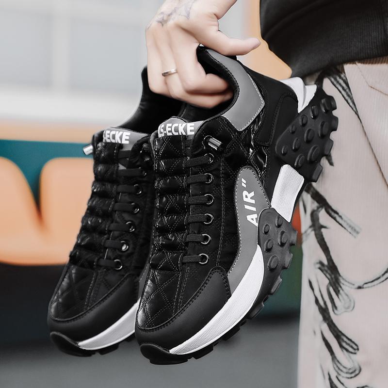 Мужская обувь, новинка 2023 года, осенне-зимняя универсальная повседневная спортивная обувь, уличные кроссовки на толстой подошве для мужчин, модная спортивная обувь для отдыха