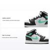 Кроссовки Air 1 Mid GS Green Glow для детей Белый Черный DQ8423-103
