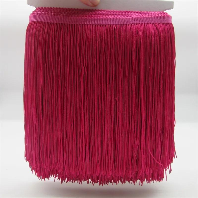 20Cm Wide Polyester Row Beard Latin Dance Fringed Lace Diy Clothing Accessories