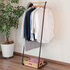L-образная вешалка для одежды, Узкая вешалка для пальто, 46 см шириной x 44,5 см глубиной x 145 см высотой, Хранение одежды, Прихожая, Простой дизайн, Для одного человека, А
