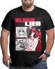 Мужская Женская Футболка Elfen Lied Люси Ню Каэде Аниме Девушка Манга Футболка Графическая Футболка Черная