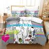 Комплект постельного белья Anime Air Gear Single Twin Full Queen King Size Bed Set Adult Kids Bedroom Duvet Cover Sets Anime Bed Sheet Set