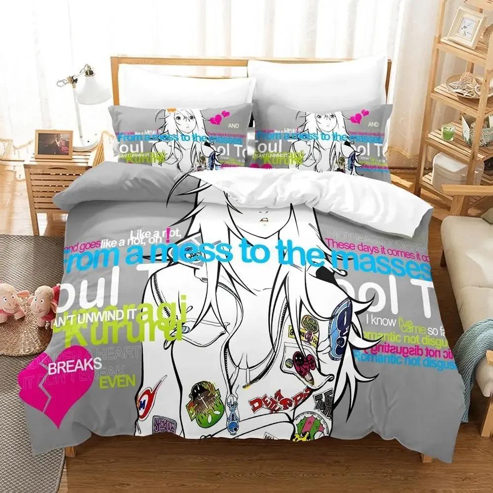 Комплект постельного белья Anime Air Gear Single Twin Full Queen King Size Bed Set Adult Kids Bedroom Duvet Cover Sets Anime Bed Sheet Set