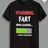 Men's Summer Loose 100 Cotton Warning Fart Print T-shirt Top, Casual Harajuku Top, Funny Graphic T-shirt Fashion  2025