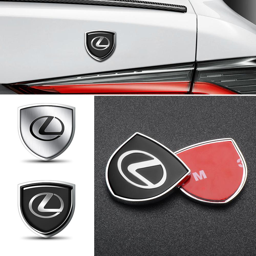 Car Styling Logo Car Body Fender Stickers Decoration For Lexus LX600 LX470 RX IS GX460 GX UX250h GX470 RX400h RX350 LX570 IS250BW3