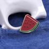 Креативные милые броши в виде арбуза, мультяшные модные фрукты, эмалированные значки, куртки, рубашки, сумки, значки на лацканы, аксессуары для одежды, подарки