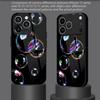 Красочный чехол для телефона с узором из пузырей 2D для iPhone 17 16 15 14 13 12 11 X XR XS Max Pro 8 plus - Стеклянная защитная крышка