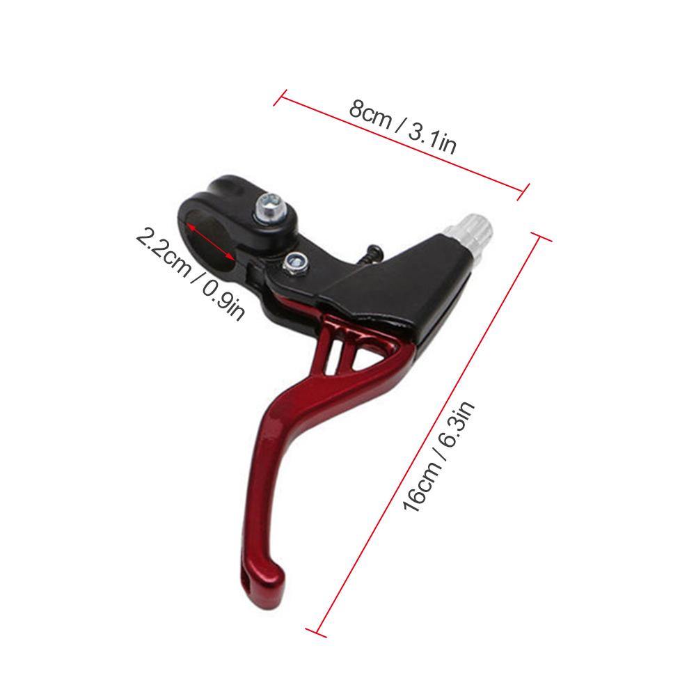 1 пара велосипедного тормозного рычага V-Brake из алюминиевого сплава MTB горного велосипеда тормозная ручка 22 мм