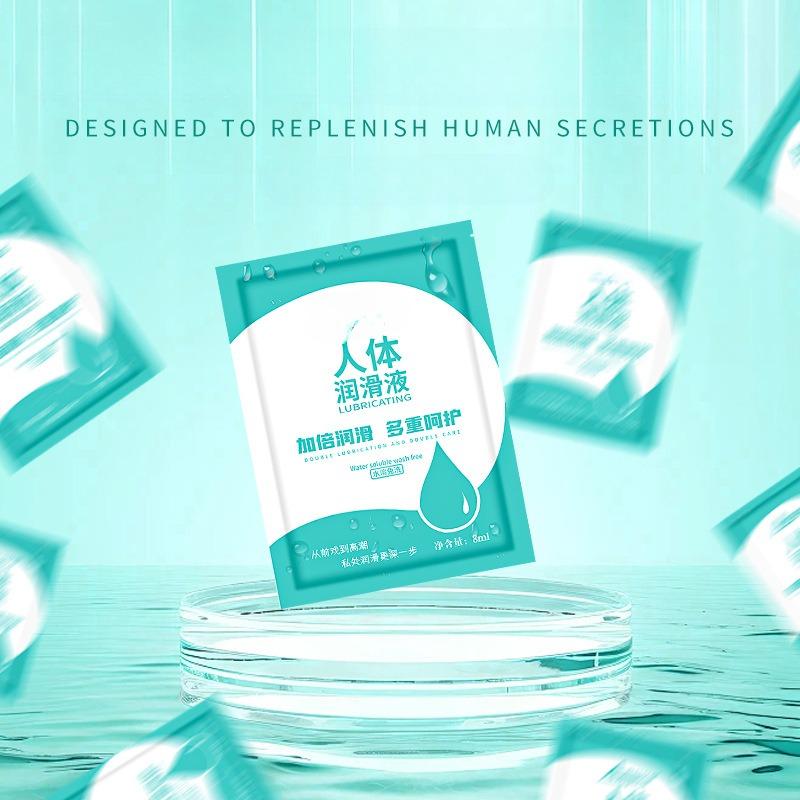 Long-Lasting Water-Soluble Lubricant for Couples, 8ml Wash-Free Sex Lubricant