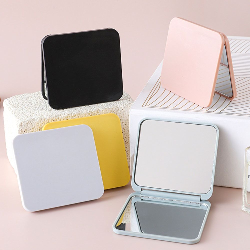 Compact Make-Up Mirror Mini Pocket Mirror Feel Comfortable Hand-Held Mirror  Women