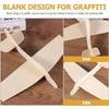 Do It Yourself Blank Airplane Toys Wood Model Kids Birthday Gift Assembly Project