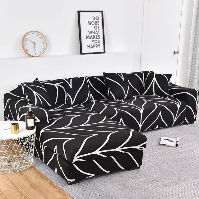 L -Shaped Chaise Longue Sofa Need Order Cover Plaid Sofa Cover Elastic Sofa Cover For Living Room Couch Cover Chair Cover