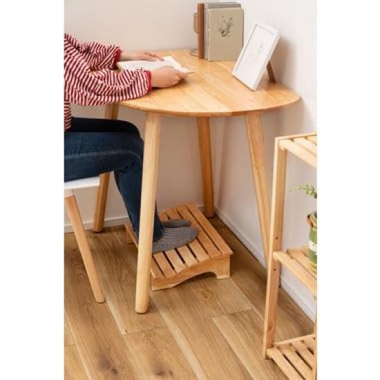 Azumaya Room Essence Подставка для ног под стол Пульт ДУ для дома Натуральный для ног Средний размер HOW-011NA Подставка для ног, Работа, Отдых, Стол, Офис, Работа, Использование, Дерево, Подушка, Расслабляющий,