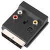AA58 Новейший переключаемый Scart папа на маму S-Video 3 RCA Аудио Адаптер Конвертер