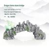 Aquarium Resin Fish Tank Decorations - Bridge Design for Tropical Fish