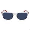 Sunglasses - Converse - CV506SCHUCK10 - Round - 100% UV Protection - Transparent and Red Color