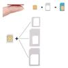 4 шт. Универсальный адаптер-конвертер для SIM-карт телефона с мобильного на Micro/Standard