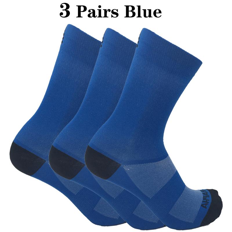 3 пары мужских велоносков, спортивные, высококачественные, дышащие, для шоссейного велосипеда, носки для мужчин и женщин, для занятий в спортзале, бега, гонок, велоспорта