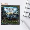Календарь ведьм 2025 года, настенный календарь в стиле ретро, вдохновленный колдовством, календарь фаз Луны с астрономическим руководством для магических ритуалов